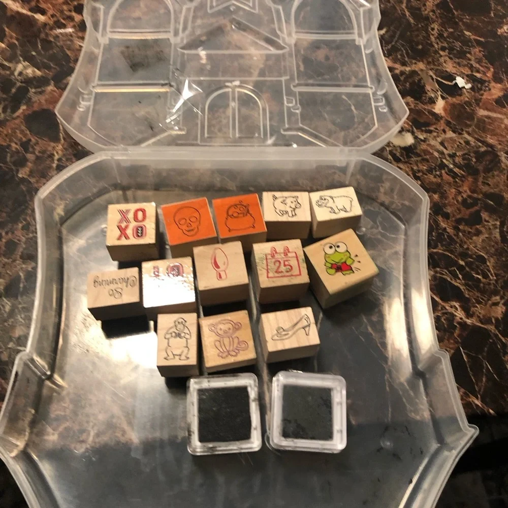 Stampin Up Fun Favorites Stamp Set of 12 Hostess of different set as shown